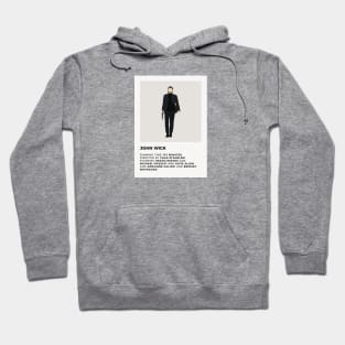 John Wick Minimalist Poster Hoodie